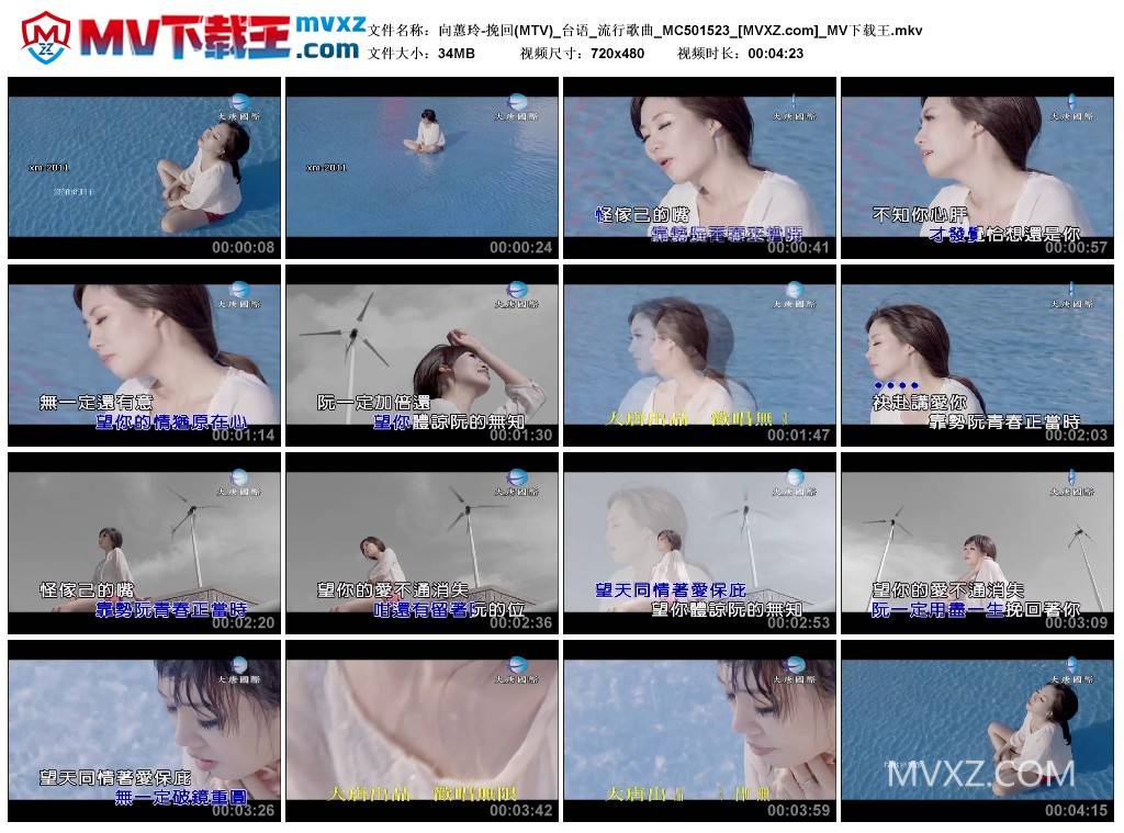向蕙玲-挽回(MTV)_台语_流行歌曲_MC501523